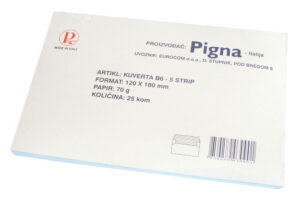 05409-EC Kuverta 12x18 B6-5 strip plava 80gr. MM 25/1 P40