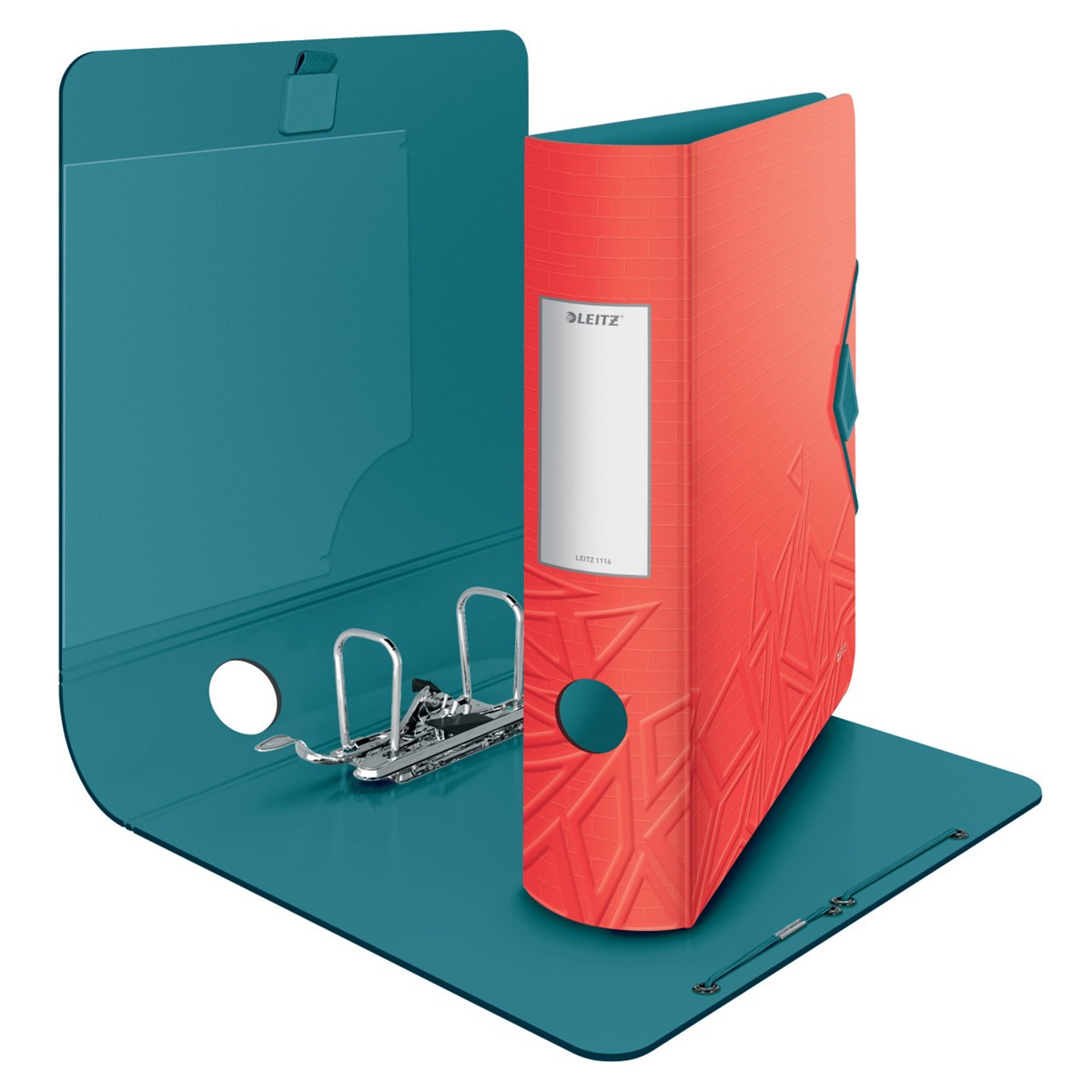 11160020 Registrator A4 široki samostojeći 180° Active Urban Chic Leitz crveni