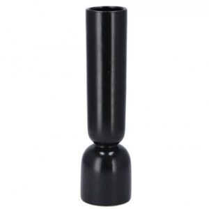 21444 VAZA KERAMIČKA BUKAN 30 CM - CRNA BOJA