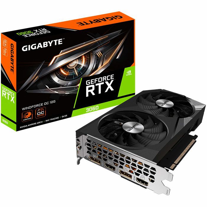GV-N3060WF2OC-12GD Grafička kartica Gigabyte GeForce RTX3060 Windforce OC