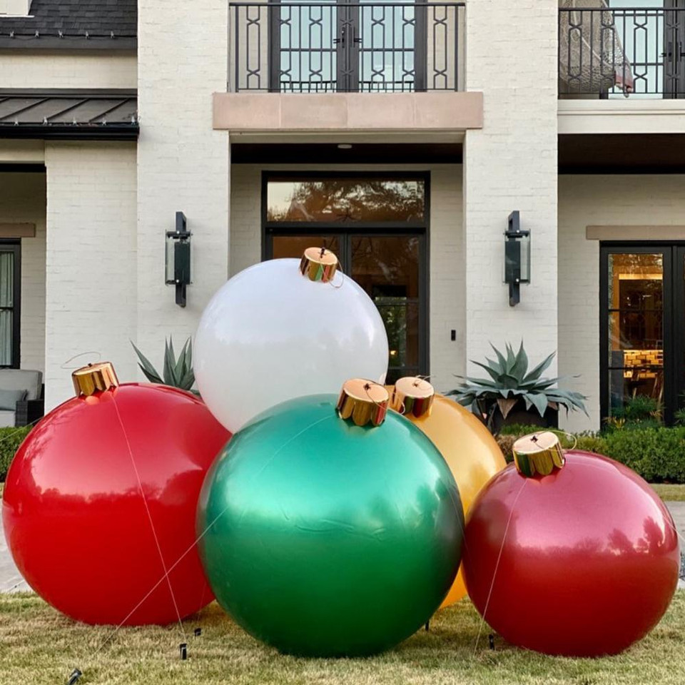 160248 Holiball božićna kugla 76cm crvena