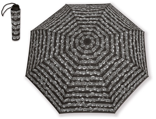 POK70070000001 KIŠOBRAN SKLOPIVI CRNI NOTE